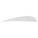 Trueflight Parabolic Feathers White 5 in. LW 100 pk. 1801