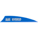 AAE Hybrid 2.0 Vanes Blue 1.95 in. Shield Cut 100 pk. HY20BL100