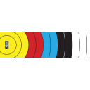 Bohning Arrow Wraps Target Face 7 in. Standard 13 pk. 501041TGT
