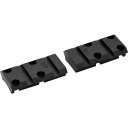 Warne Vapor Aluminum Base Set Matte Black Browning X-bolt V427/429M
