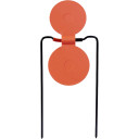 EzAim Holey Spinner Target Orange 2 Circles 15460