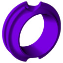 G5 Meta Pro Peep Purple Hunter 3/16 in. 316-PURPLE