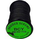BCY 350 Nylon Braided Serving Black .015 125 yds. xxx