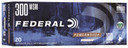 Federal 300WSMC Power-Shok 300WSM 180gr Jacketed Soft Point 20 Per Box/10 Case Centerfire, Rifle Ammunition
