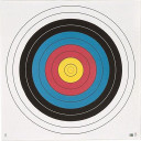 Maple Leaf Target Face FITA 10-Ring 80 cm. 12 pk. TA-80