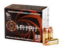 Lehigh Defense LA990XDC Xtreme Defense Home Defense 9mm Luger 90 gr Lehigh Defense XD FMT 20 Per Box/ 10 Case Centerfire, Handgun Ammunition
