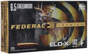 Federal P65CRDELDX1 Premium ELD-X 6.5Creedmoor 143gr 20 Per Box/10 Case Centerfire, Rifle Ammunition