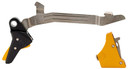 Timney Triggers ALPHAGLOCK34GOLD Alpha Competition 9mm Luger/40 S&W Gold Straight Trigger Compatible w/Most Glock Gen3-4