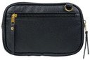 Allen 90-91 Girls With Guns Tomboy Clutch 10 in Long Black PU Leather