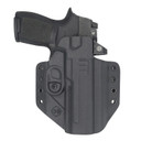 C&G 0280100 Covert OWB Black Kydex Belt Loop Fits Sig P320 M17/X5 Right Hand, Holster