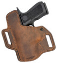 Versacarry C22112 Compound OWB Size 01 Brown Leather Belt Slide, Holster