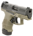 H&K 81000814 VP9SK Sub-Compact 9mm Luger 12+1/15+1 3.39 in Black Polygonal, Rifled Barrel & Serrated Slide, Green Polymer Frame w/Picatinny Rail, Green Finger Grooved Interchangeable Backstrap Grips, Pistol