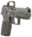 Sig Sauer 320C9BRXZP P320 Compact RXZP 9mm Luger 15+1 3.90 in Black Nitron Serrated SS Slide, Black Nitron w/Picatinny Rail Frame, Black Polymer Grip *Features ROMEO ZERO