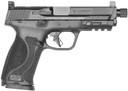 Smith & Wesson 13585 M&P M2.0 Full Size 9mm Luger 17+1, 4.62 in Black Armornite Steel Threaded Barrel & Optic Ready/Serrated Slide, Matte Black Polymer Frame w/Picatinny Rail, Pistol