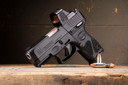 Taurus 1G3CP9312X10 G3C Compact Frame 9mm Luger 10+1 3.26 in Matte Stainless Steel Barrel, Matte Black Tenifer Optic Ready/Serrated Steel Slide, Black Polymer Frame w/Picatinny Rail, Black Polymer Grip, Right Hand, Pistol