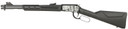 Rossi RL22181SYEN11 Rio Bravo Lever Action 22 LR 15+1 18 in Round Barrel, Black, Polished US Flag Engraved Rec, Synthetic Stock, Fiber Optic Sights, Rifle