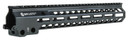 Geissele Automatics 05573B Super Modular Rail MK14 13.50 in M-LOK, Black Aluminum for AR Platform, Barrel Nut Included