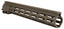 Geissele Automatics 05650S Super Modular Rail MK16 13.50 in M-LOK, Desert Dirt Aluminum for AR Platform, Barrel Nut Included