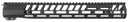 Sharps Bros SBHG05 Full Top Rail 15 in M-LOK Handguard, 6061-T6 Aluminum w/Anodized Finish, Includes 4140 PH Steel Barrel Nut & Hardware