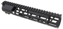 Sharps Bros SBHG07 Full Top Rail 10 in M-LOK Handguard, 6061-T6 Aluminum w/Anodized Finish, Includes 4140 PH Steel Barrel Nut & Hardware