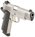 Tisas 10100124 1911 Carry 45 ACP 8+1 4.25 in Black Steel Barrel, Satin Stainless Serrated Steel Slide, Stainless Steel Frame w/Accessory Rail & Beavertail Frame, Pistol