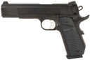 SDS Imports 10100502 1911 Stingray Carry 45 ACP 8+1 5 in Stainless Steel Barrel, Black Cerakote Serrated Slide, Black Cerakote Steel Frame w/Beavertail Black Sunburst G10 Grips, Pistol