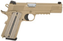 Tisas 10100505 1911 Duty 45 ACP 8+1 5 in Black Steel Barrel, FDE Cerakote Serrated Steel Slide, FDE Cerakote Steel Frame w/Beavertail, Pistol