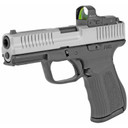 FMK Firearms Elite Pro, Striker Fired, Semi-automatic, Polymer Framed Pistol, Compact, 9MM, 4 in Barrel, Optic Ready Slide, Titanium Slide Finish/ Black Frame, Burris Fastfire 3 Red Dot, Fixed Sights, 14 Rounds, 2 Magazines FMKG9C1EPROBSS