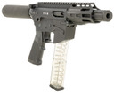 FREEDOM ORDNANCE FX9P4T FX-9 9mm Luger 32+1 4 in, Black, M-LOK Handguard, Padded Buffer Tube, A2 Grip, 3 in Faux Suppressor, Includes Sling, Pistol