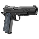 Savage Arms 67211 1911 Government 9mm Luger 10+1 5 in Black Stainless Steel Barrel. Black Nitride Serrated Stainless Steel Slide. Black Nitride Stainless Steel Frame w/Picatinny Rail, Black VZ Grip, Pistol