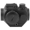NCSTAR Micro Green Dot with Integrated Red Laser VDGRLB, 25mm Objective Lens, Black, 3MOA Green Dot VDGRLB