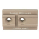 Badger Ordnance C1 12 O'Clock Top Optical Platform, Fits Aimpoint Acro, For Use with C1 Arc, Anodized Finish, Tan 700-16