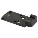 C&H Precision CHP Adapter Plate, Converts the Staccato Duo to the Trijicon RMR/Holosun 407C/507C/508C/508T, Anodized Finish, Black, Includes Mounting Hardware STID-RH
