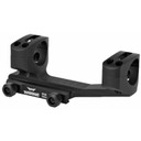 Warne 20 MOA Mount LRSKEL1TW, 1 in, Fits AR Rifles, Extended Skeletonized, Black LRSKEL1TW
