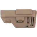 B5 Systems Collapsible Precision Stock CPS-1401, Flat Dark Earth, Short Length Cheek Riser CPS-1401