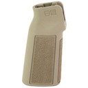 B5 Systems PGR1453 Type 22 P-Grip FDE Aggressive Textured Polymer, Increased Vertical Grip Angle with No Backstrap, Fits AR-Platform