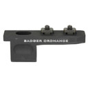 Badger Ordnance Low Profile Harris Mount 588-01, For Harris BRM-S Bipod, Fits M-LOK Attachments, Anodized Finish, Black 588-01