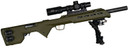 Desert Tech TRK22GRN TREK-22, Rifle Chassis OD Green Synthetic, Fixed Bullpup, Fits Ruger 10/22, 26.75 in OAL