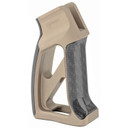 Fortis Manufacturing TOR-PG-CF-FDE, Inc. Torque, Pistol Grip, with Carbon Fiber, Fits AR Rifles
