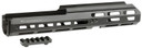 Midwest Industries MIBENM4HG M4 Benelli Black Hardcoat Anodized 6061 Aluminum 12.00 in Long