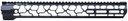 Odin Works F15MLRA 15.5 in Ragna M-LOK Forend M-LOK, Black Aluminum, Mounting Hardware Included for AR-15