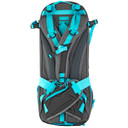 Grey Ghost Gear Apparition SBR Bag, Backpack, Can Fit a 10.5 in or Shorter SBR, Black w/ Cyan Zips, 27 inH Without Extended Bottom/33 inH With Extended Bottom X 12 inW X 4 inD GTG5874-2-49