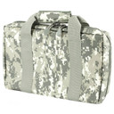 NCSTAR Discreet Pistol Case CPD2903, Nylon, Digital Camo, Two Padded Handgun Compartments, Six Elastic Mag Loops