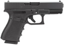 Glock PI2350201 G23 Gen3 *CA Compliant Compact 40 S&W 10+1 4.02 in Black Polygonal, Rifled Barrel, Matte Black Serrated Slide, Black Polymer Frame w/Picatinny Rail, Black Textured Finger Grooved Polymer Grip, Right Hand, Pistol
