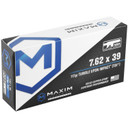 Maxim Defense SBA Short Barrel Ammunition MXM-49003, 7.62X39, 117 Grain