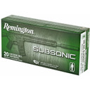 Remington Remington Subsonic 28430, 300 Blackout, 220 Grain, Open Tip Flat Base, 20 Round Box 28430