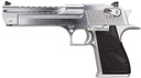 Magnum Research DE44BC Desert Eagle Mark XIX 44 Rem Mag 8+1, 6 in Stainless Carbon Steel w/Picatinny Rail Barrel, Brushed Chrome Serrated Carbon Steel Slide & Frame w/Beavertail, Black Rubber Grip, Safety, Right Hand, Pistol