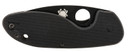 Spyderco C216GPBBK Efficient 2.98 Fold Plain Black DLC 8Cr13MoV SS Blade/Black Textured G10 Handle, Knife