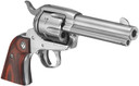 Ruger 5109 Vaquero Medium Frame 357 Mag/38 Special 6rd 4.62 in High Gloss Stainless Steel Barrel, Cylinder & Frame, Hardwood Grip, Transfer Bar Safety, Exposed Hammer , Revolver