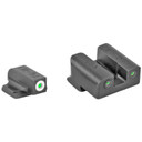 CANIK Tritium Pro Night Sights OT1898, Fit Canik TP9, Green Lamps, White Ring around Front Lamp OT1898